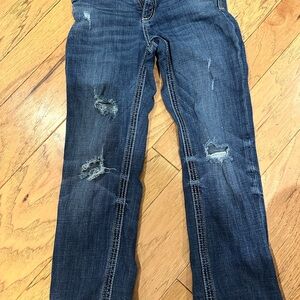 BKE boys Distressed Blue Jeans - Conner Straight